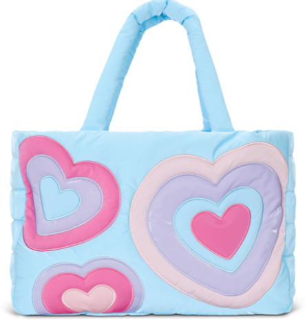 Happy Heart Puffy Weekender