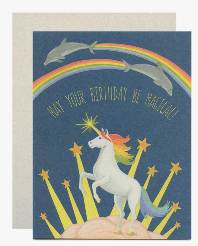 Magical Unicorn Birthday Card