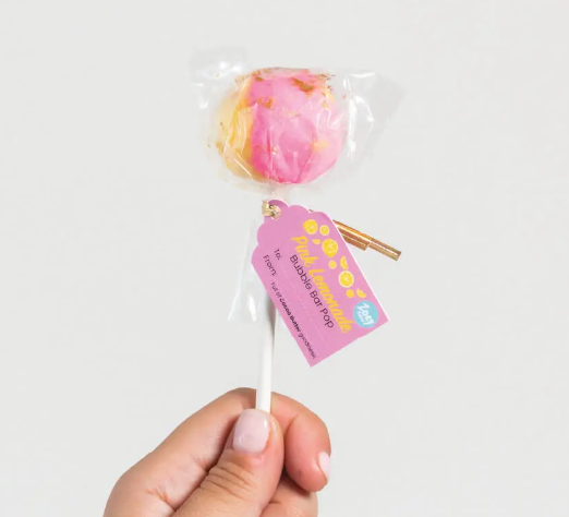 Pink Lemonade Bubble Bar Pops