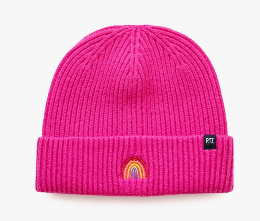 Magenta Rainbow Beanie