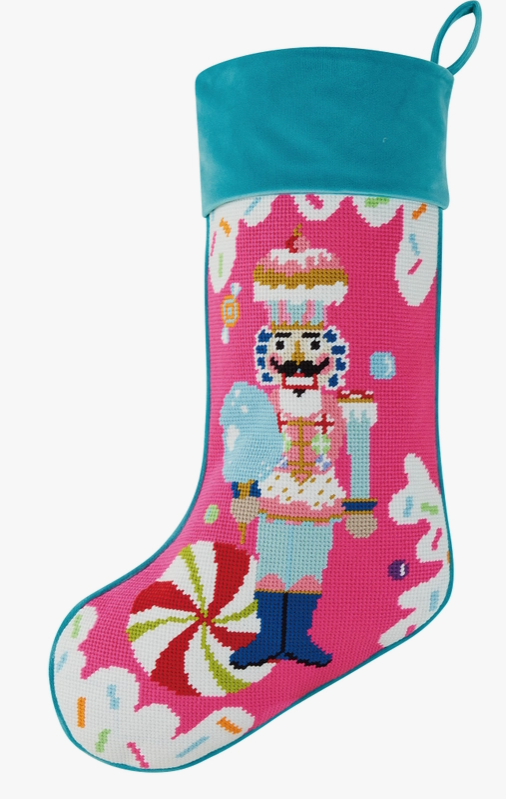 Colonel Cupcake Embroidered Stocking