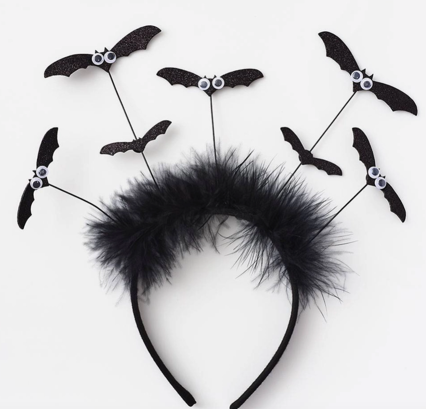 Black Bat Headband