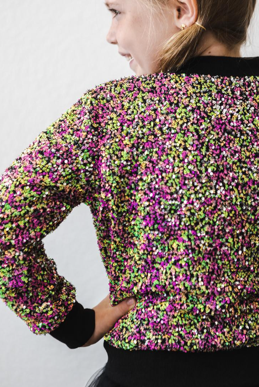 Rainbow Sequin Jacket