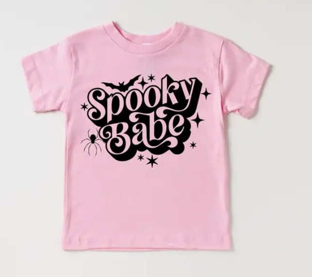 Spooky Babe Graphic Tee | Pink
