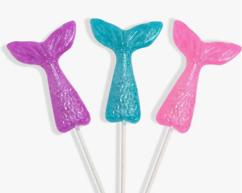 Pink Mermaid Tail Sucker