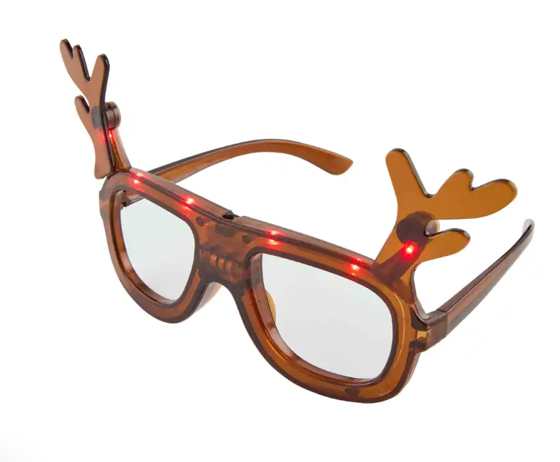 Light-Up Reindeer Glasses