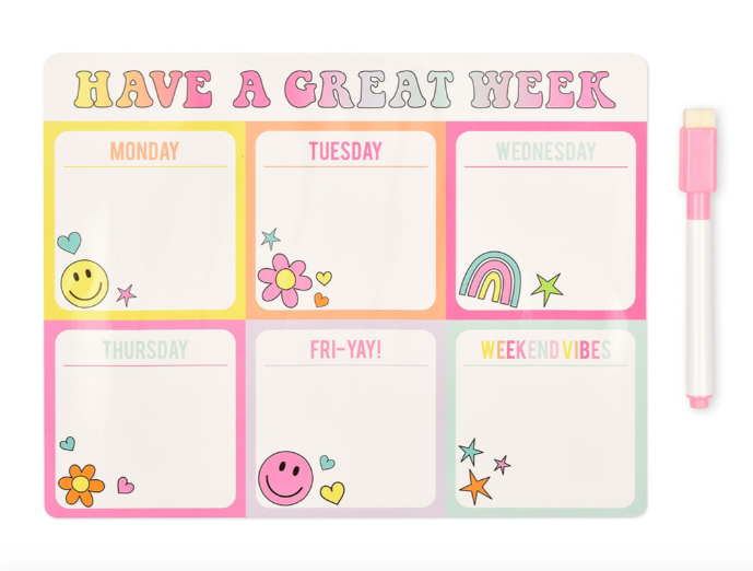Days of the Week Dry Erase Board