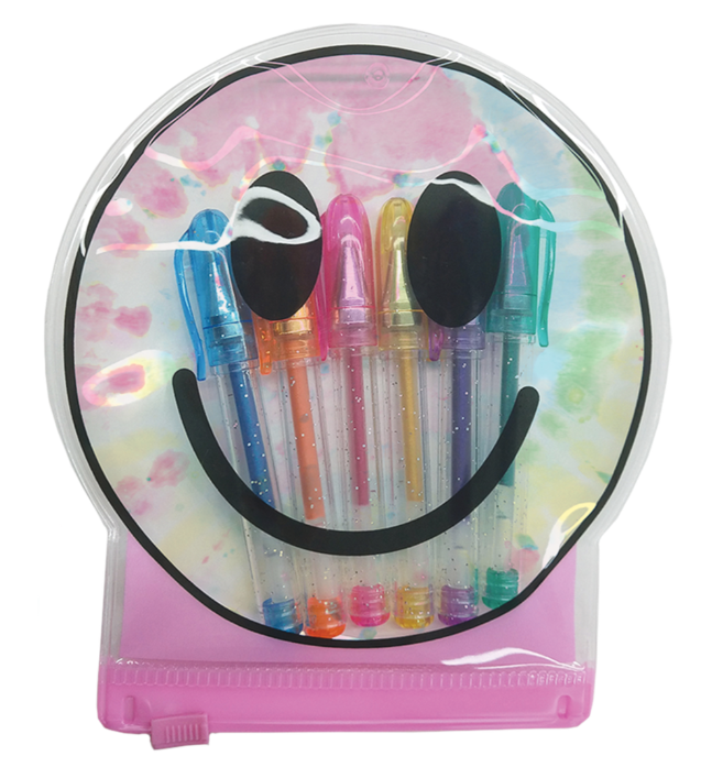Happy Face Mini Gel Pen Set
