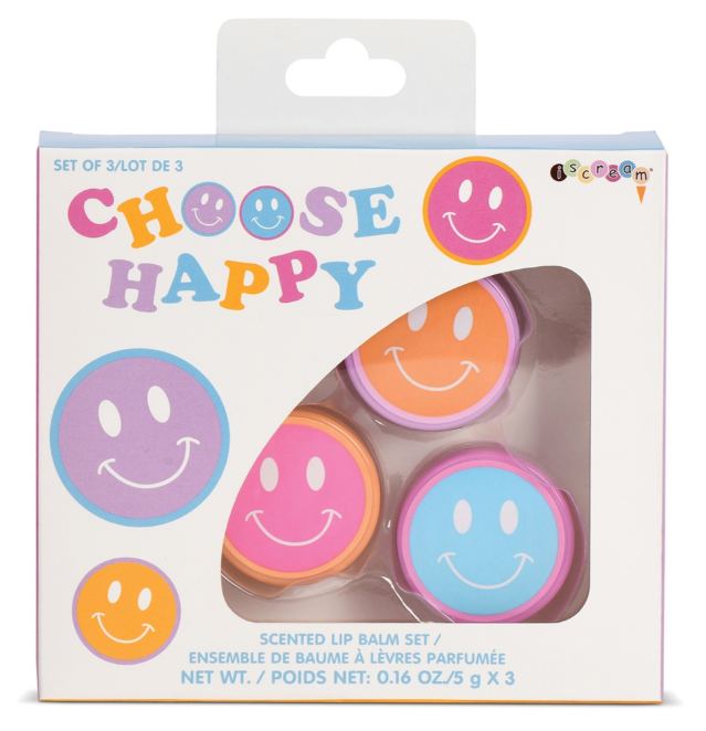 Choose Happy Lip Balm Trio