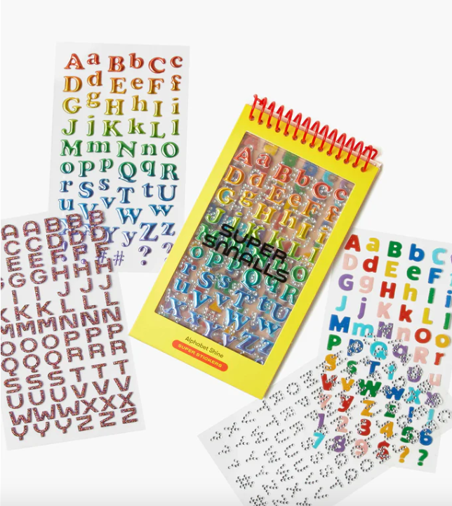 Alphabet Shine Super Stickers