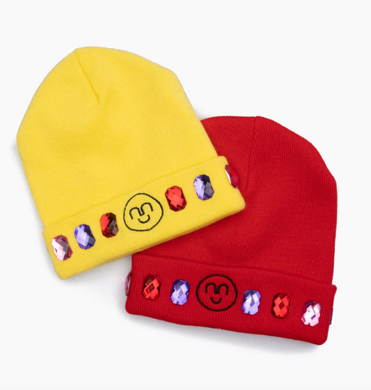 Snowball Fight Beanie Hat Set