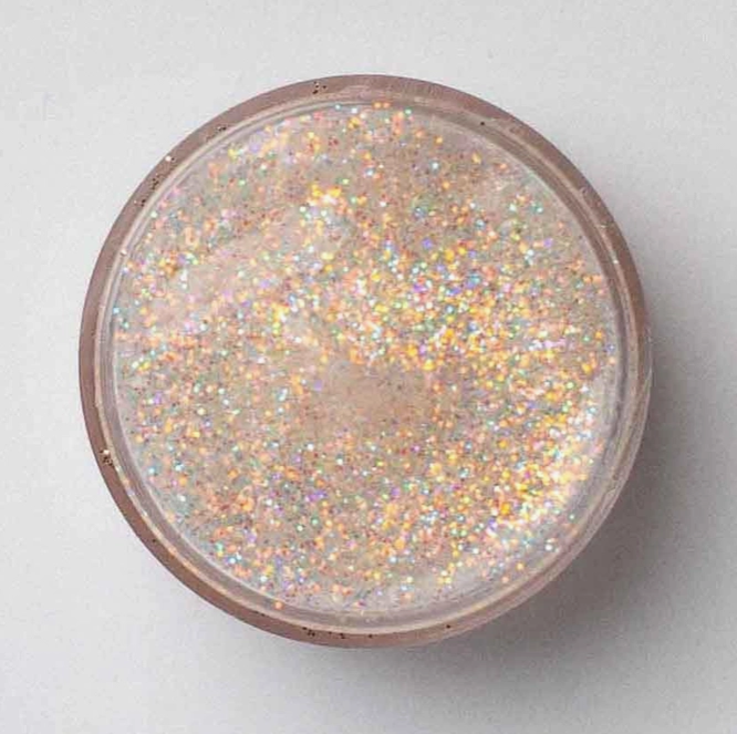 Confection Fine White Glitter Gel