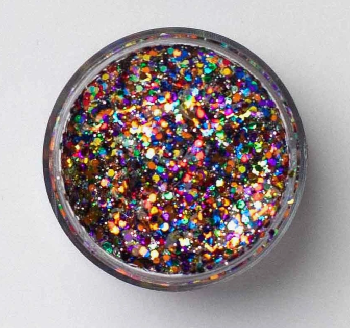 Confetti Queen Rainbow Glitter Gel