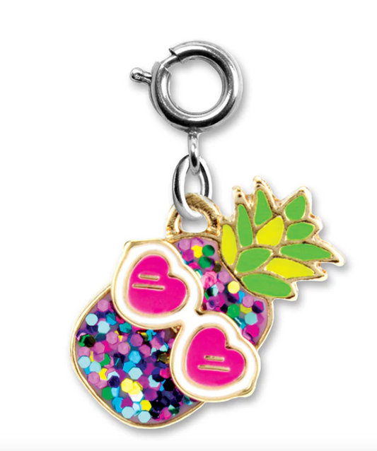 Glitter Pineapple Charm
