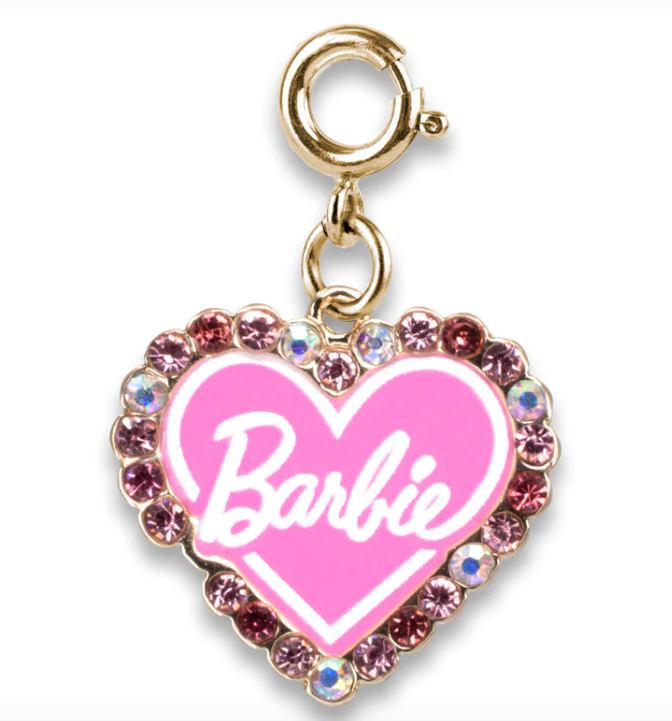 Gold Barbie Heart Charm