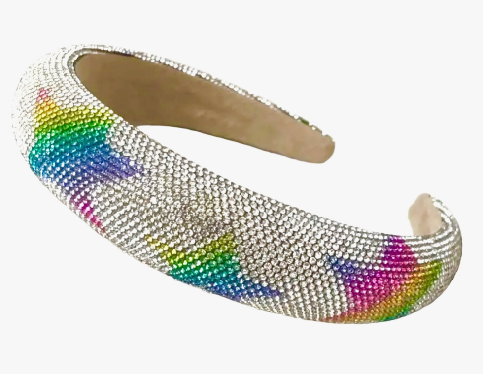Star Rainbow Crystal Headband