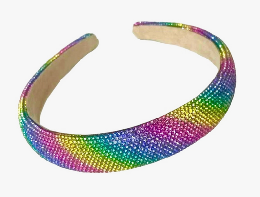 Rainbow Crystal Headband