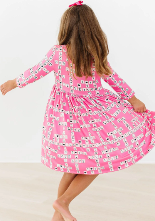 Love Letters Pocket Twirl Dress