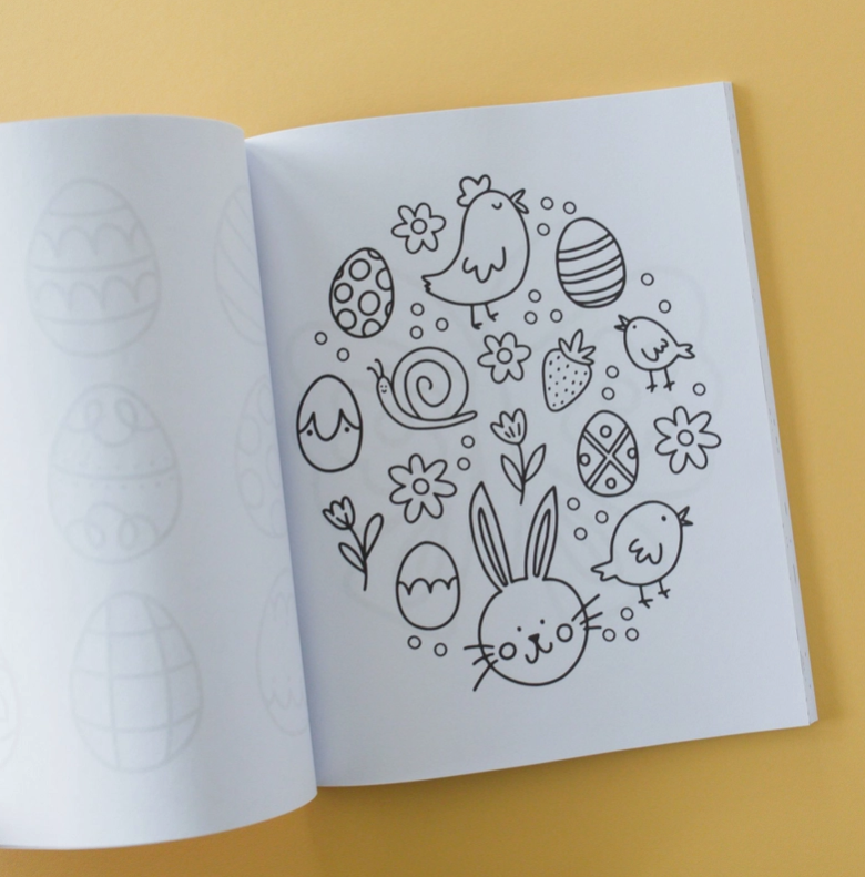Hello Spring Coloring Book