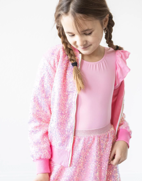 purple Sequin Jacket