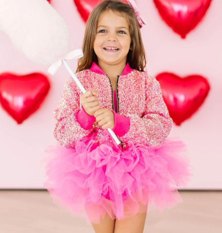 Hot Pink Sequin Jacket