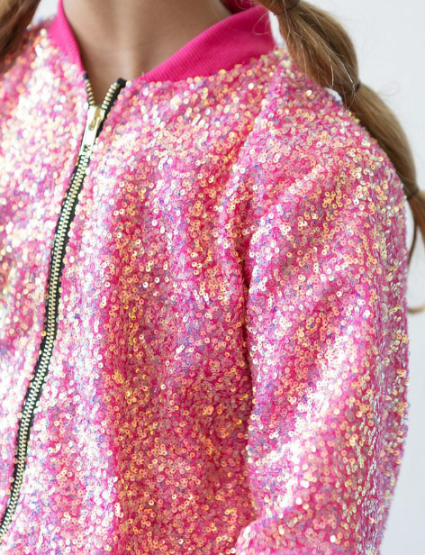 Hot Pink Sequin Jacket