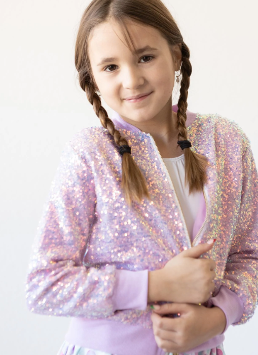 Lavender Sequin Jacket