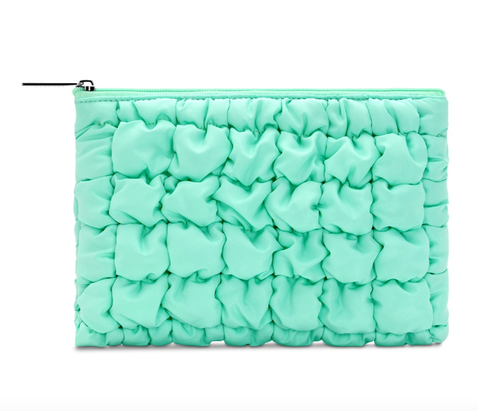 Mint Puffy Pouch
