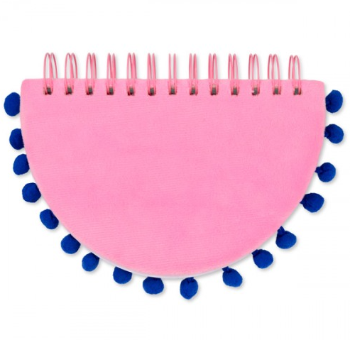 Rainbow Pom Pom Notebook
