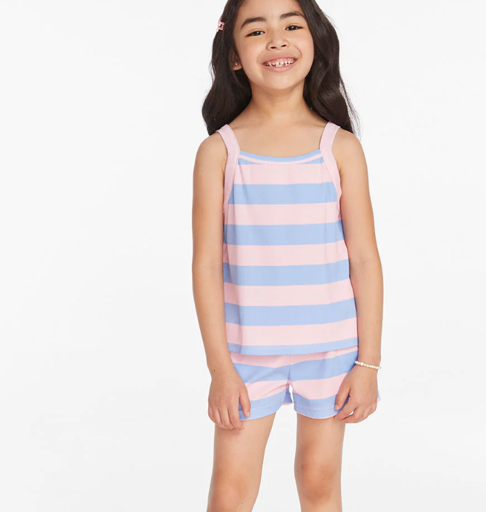 Mae Bubblegum Stripe Tank