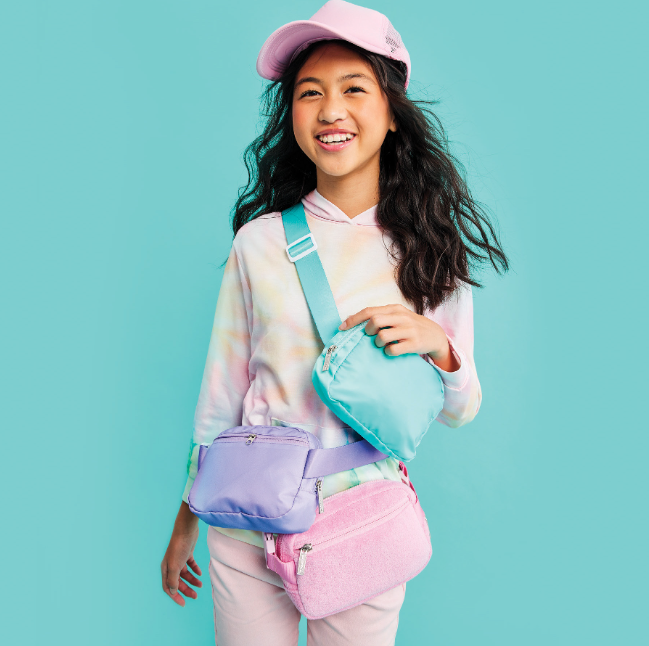 Turquoise Nylon Belt Bag