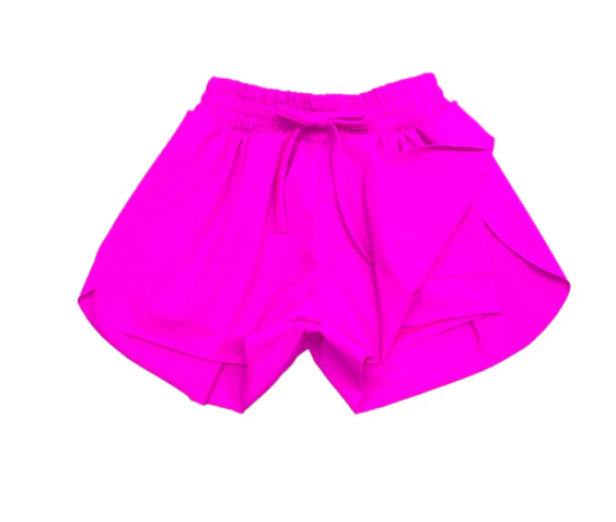 Fuchsia Butterfly Shorts