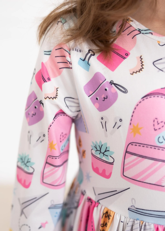 School is Cool Pocket Twirl Dress