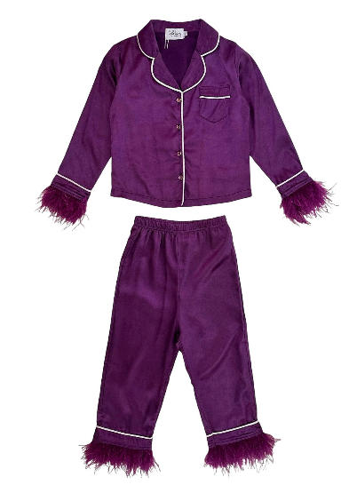 Purple Lola Feather Set