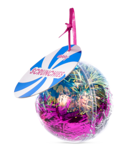 Shimmering Ornament Scrunchies Set