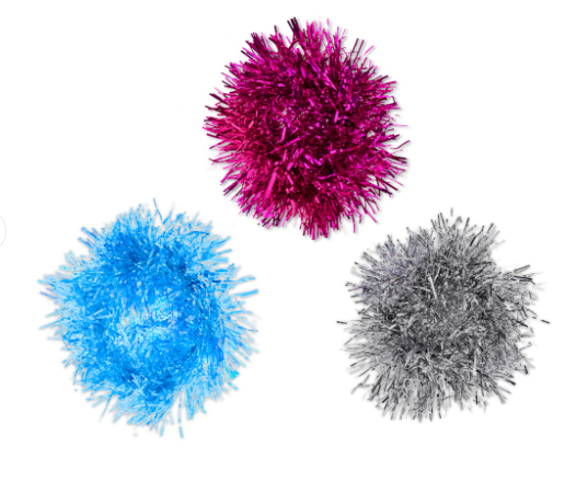 Shimmering Ornament Scrunchies Set