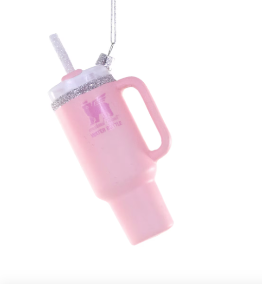 Pink Beverage Tumbler Ornament