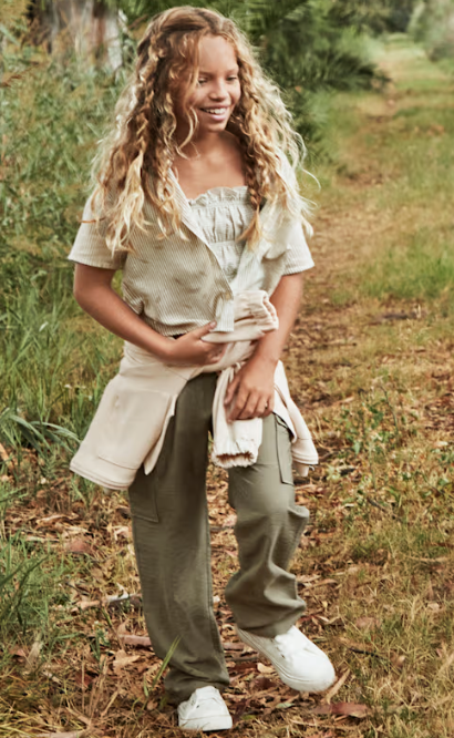 Olive Cargo Pant | 6536