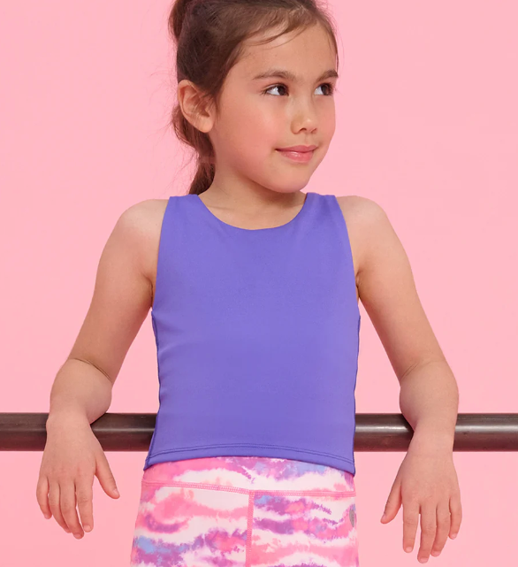 Purple Opulence Tank w/Built in Bra