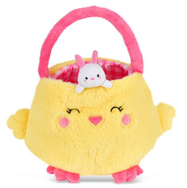 Hoppy Chick Basket Plush