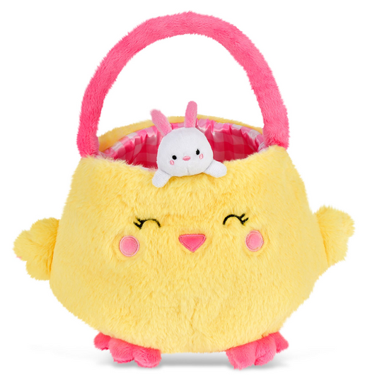 Hoppy Chick Basket Plush