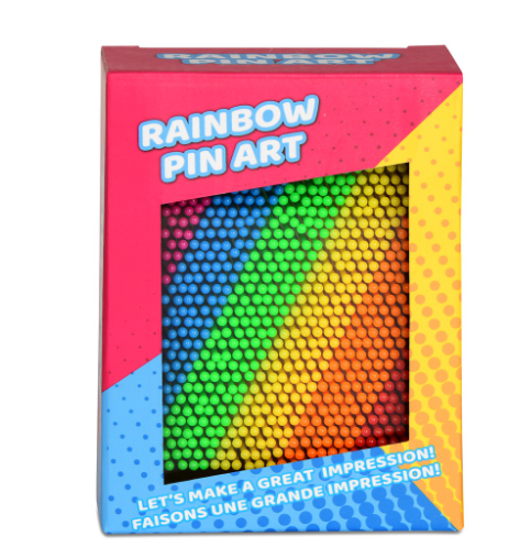 Rainbow Pin Art