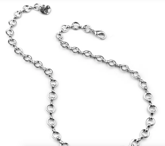 Silver Chain Choker Necklace