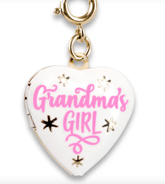 Gold Grandma's Girl Locket Charm