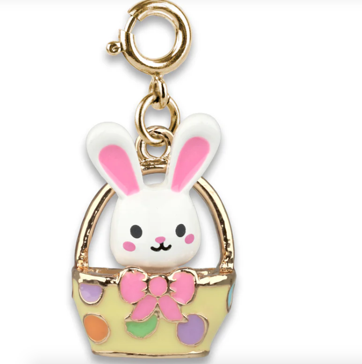 Easter Bunny Basket Charm