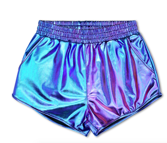 Iridescent Metallic Shorts