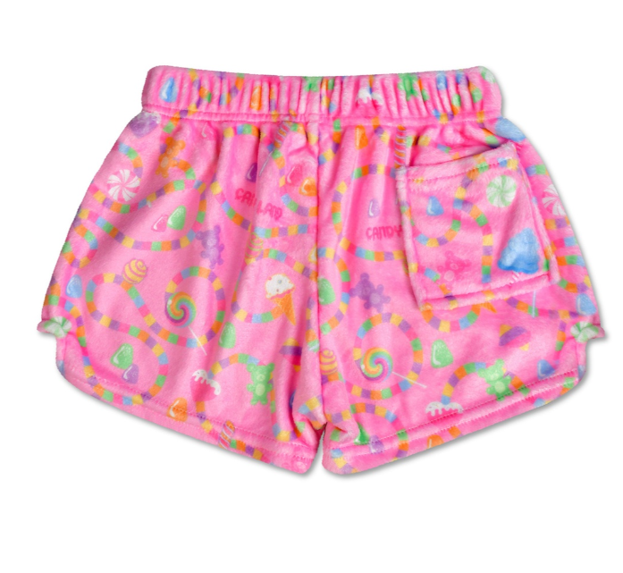 Candy Land Sugar Trail Plush Shorts