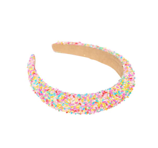 Girls Puff Confetti/Sprinkle Headband