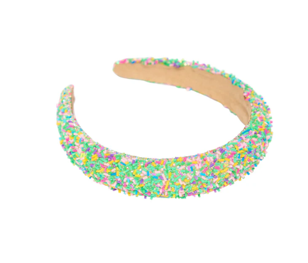 Girls Puff Confetti/Sprinkle Headband