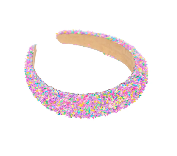 Girls Puff Confetti/Sprinkle Headband